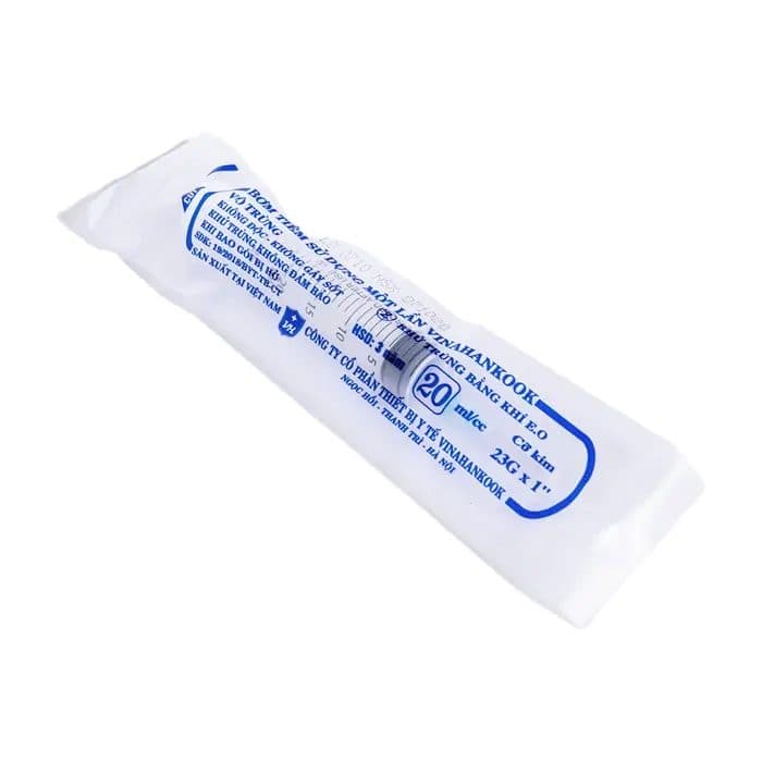 Bơm tiêm sử dụng một lần 20cc | Vinahankook Việt Nam