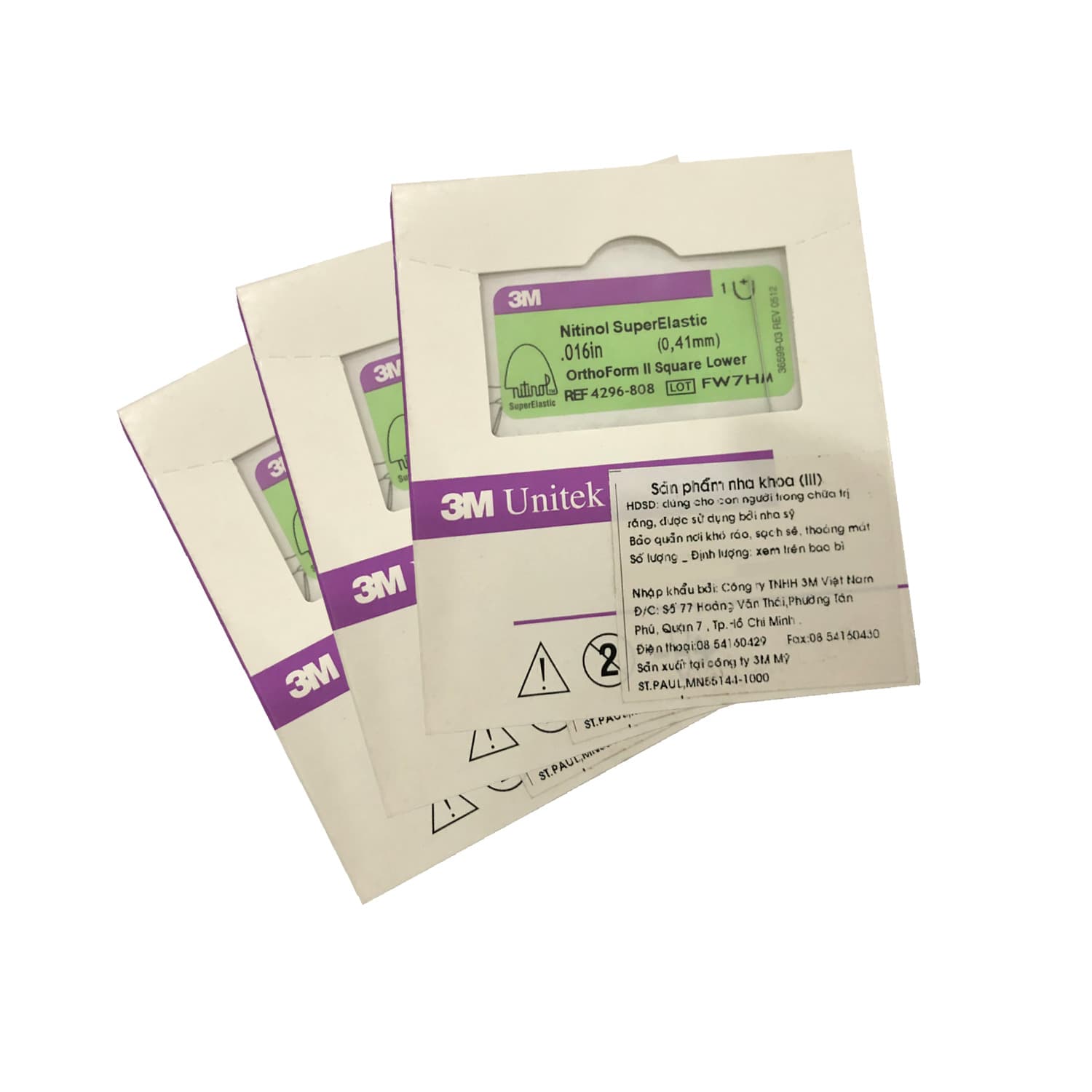 Dây Tròn/Vuông Nitinol Super Elastic | 3M Mỹ
