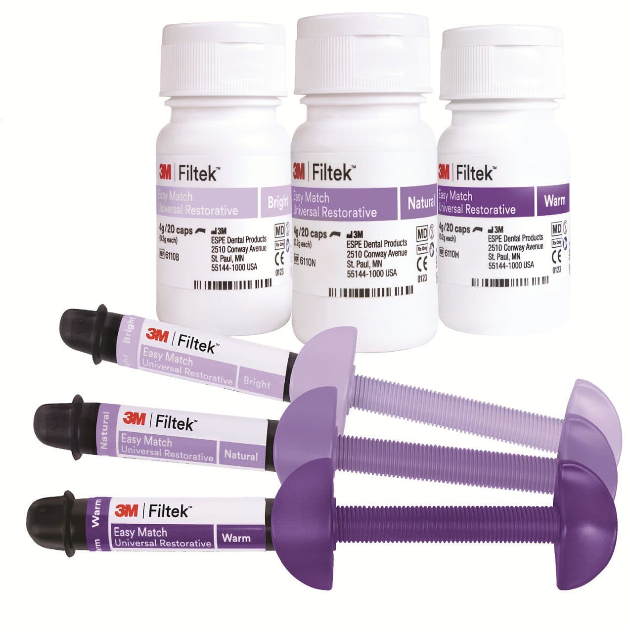 Composite đặc trám răng thẩm mỹ Filtek Easy Match Universal Restorative | Solventum Mỹ