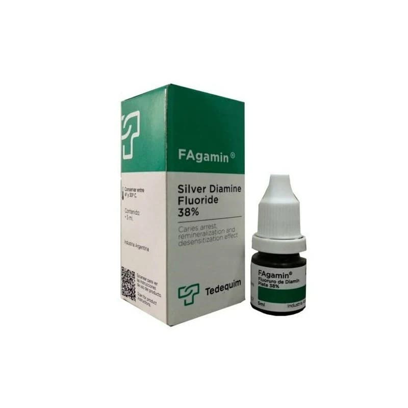 Dung dịch phòng ngừa sâu răng Fagamin Silver Diamine Fluoride 38% - SDF | Tedequim Argentina