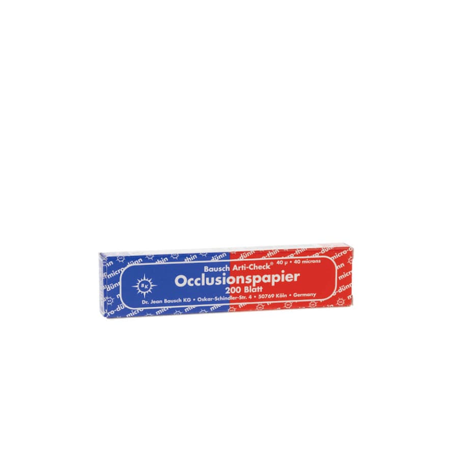 Giấy cắn 2 mặt 40μ Articulating Paper | Dr.Jean Bausch Đức