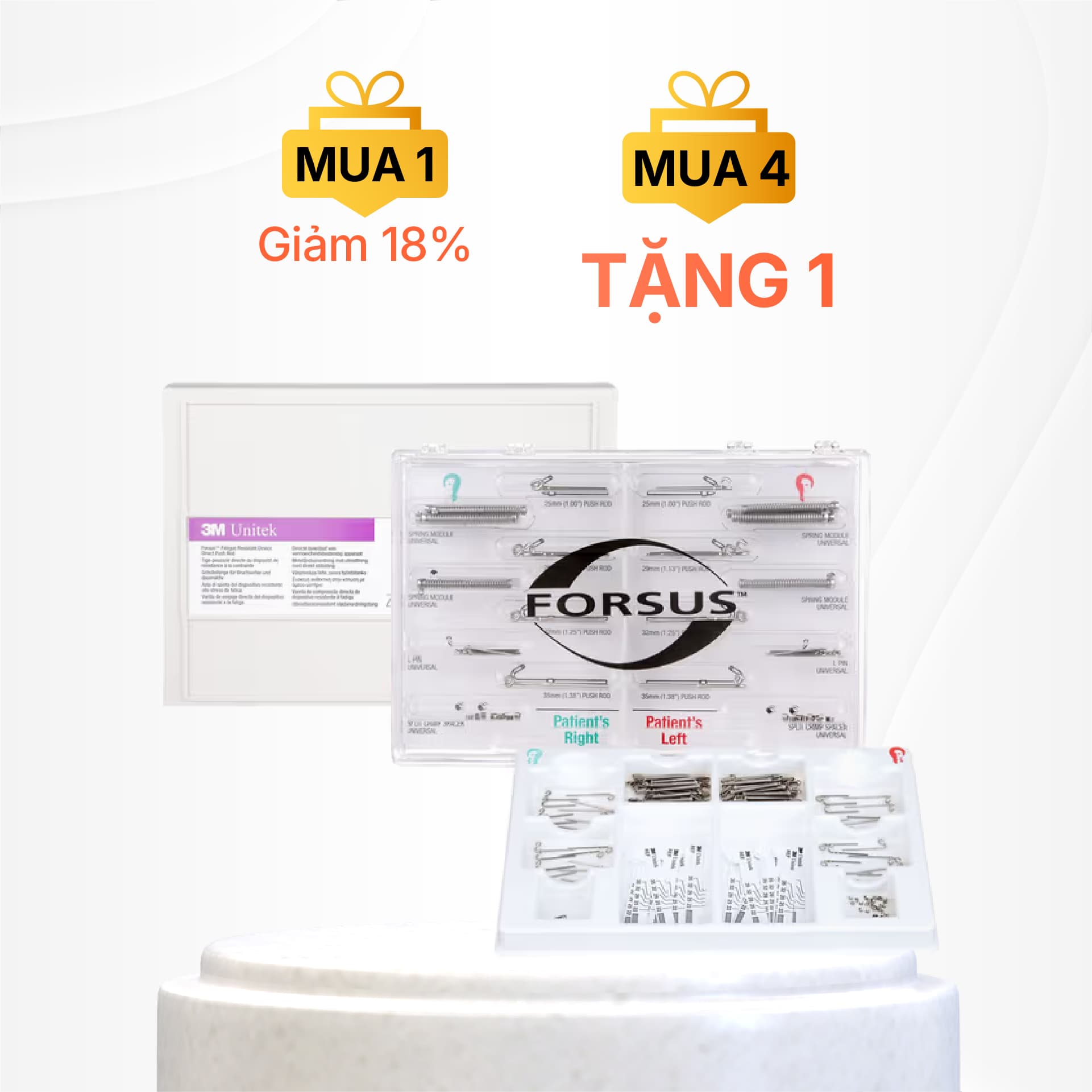 Khí cụ điều chỉnh khớp cắn FORSUS - Hạng II | Solventum Mỹ