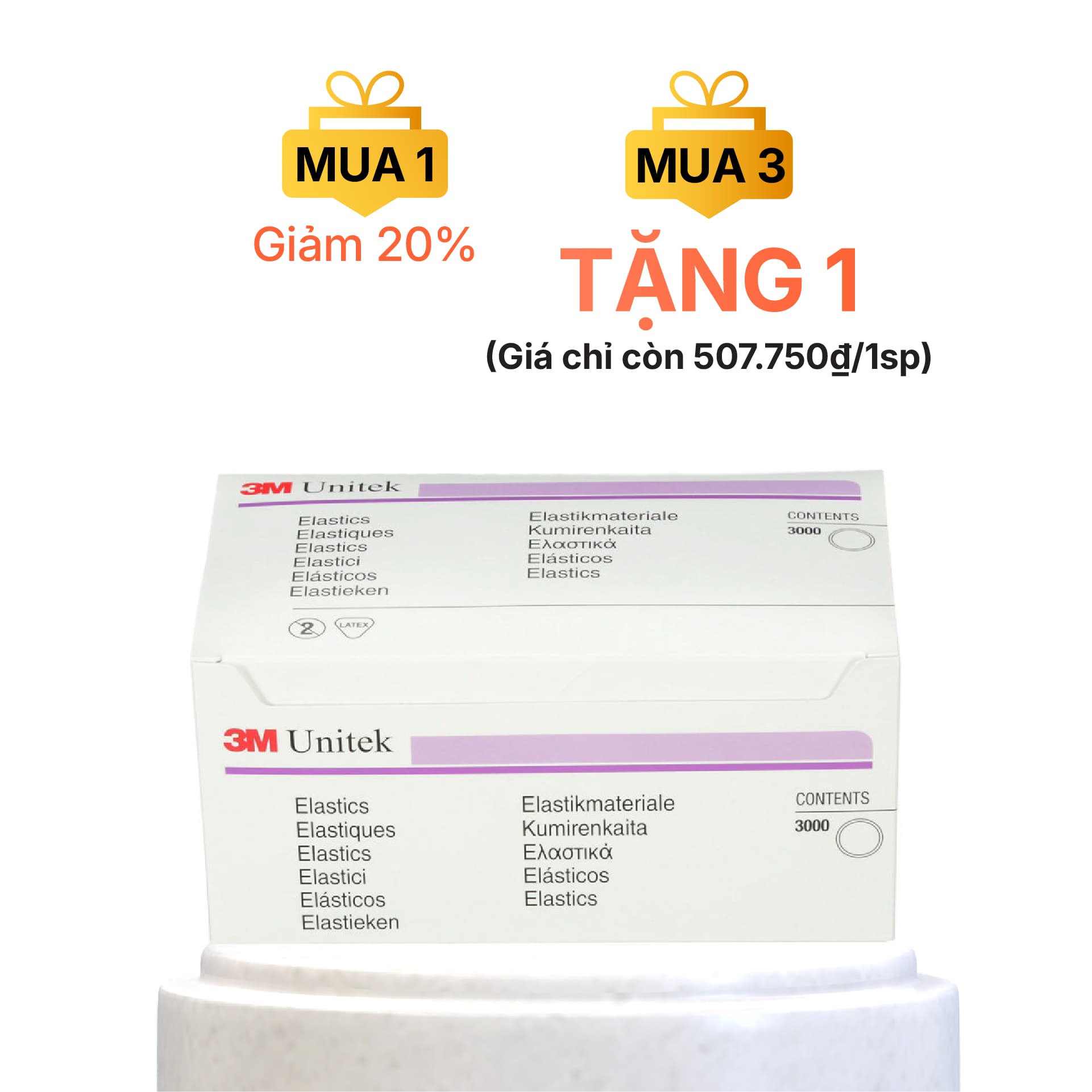 Thun kéo, Thun liên hàm chỉnh nha 3M Unitek Elastics