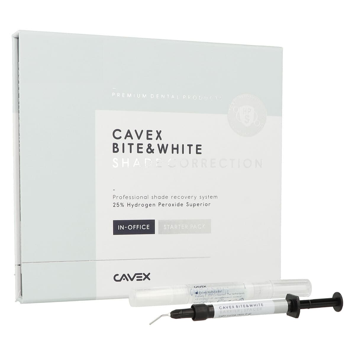 Bộ Kit tẩy trắng răng Cavex Bite &White Shade Correction Starter Pack | Cavex Hà Lan