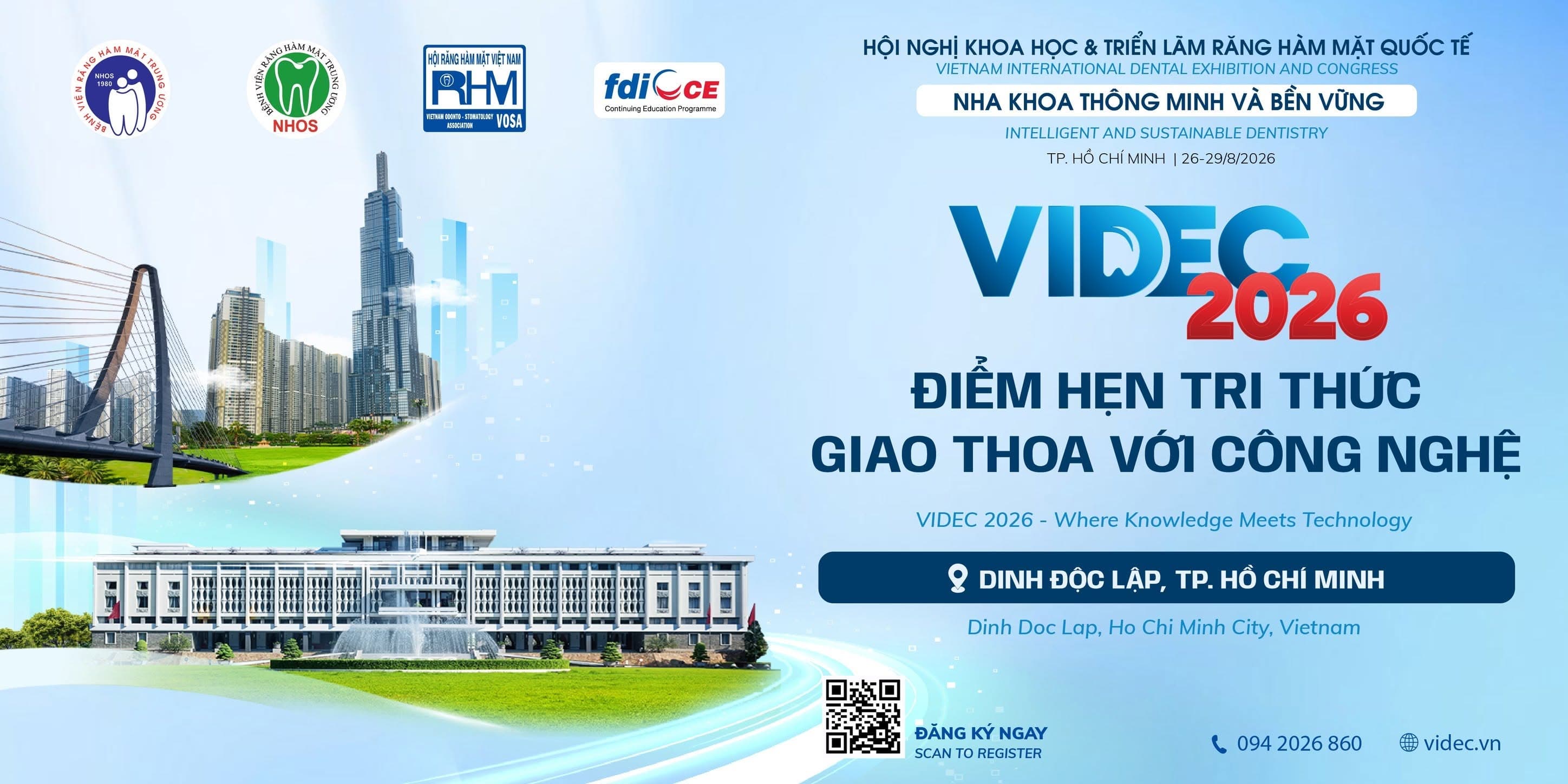 Hội nghị Khoa học & Triển lãm Răng Hàm Mặt Quốc tế VIDEC 2026