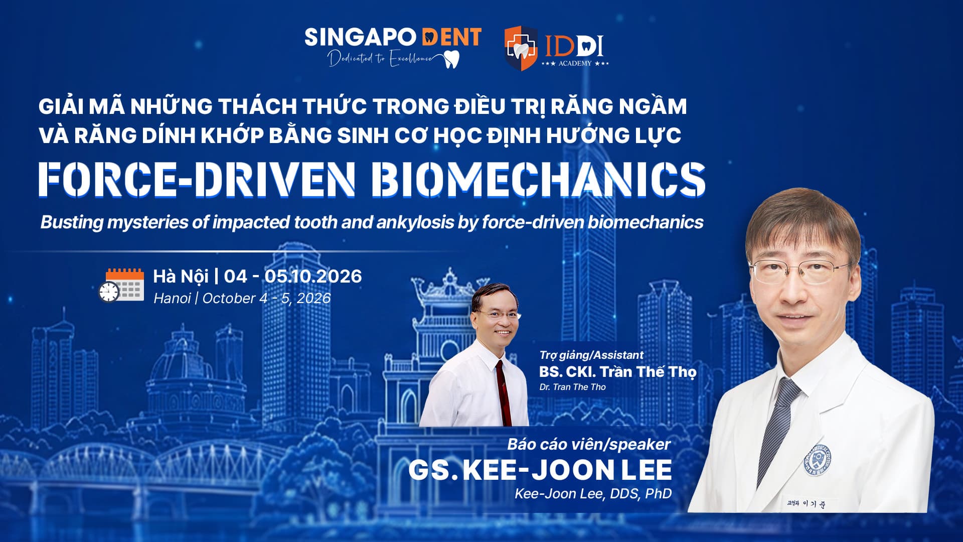 GIẢI MÃ NHỮNG THÁCH THỨC TRONG ĐIỀU TRỊ RĂNG NGẦM VÀ RĂNG DÍNH KHỚP BẰNG SINH CƠ HỌC ĐỊNH HƯỚNG LỰC Hà Nội