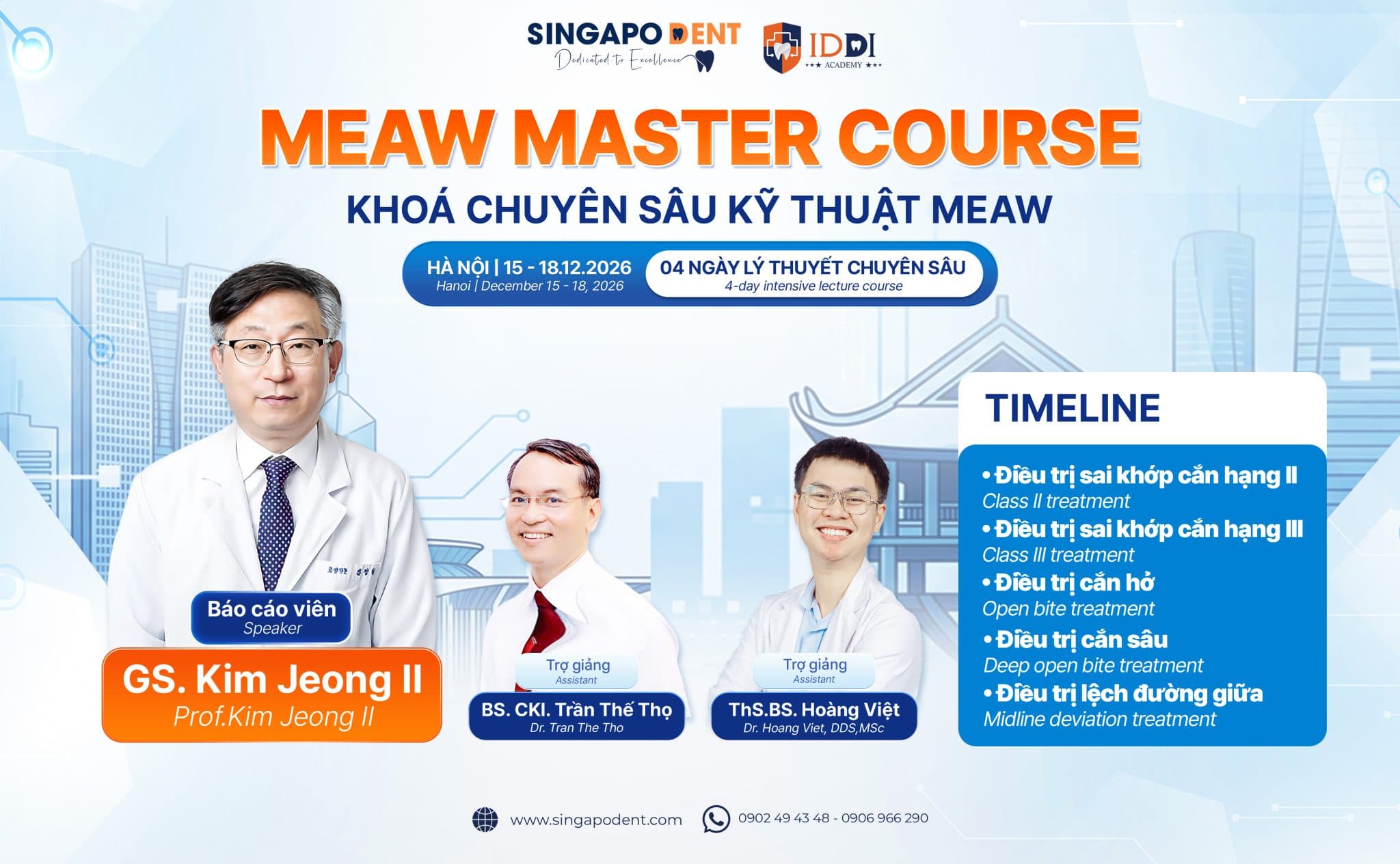 MEAW MASTER COURSE – KHÓA CHUYÊN SÂU KỸ THUẬT MEAW