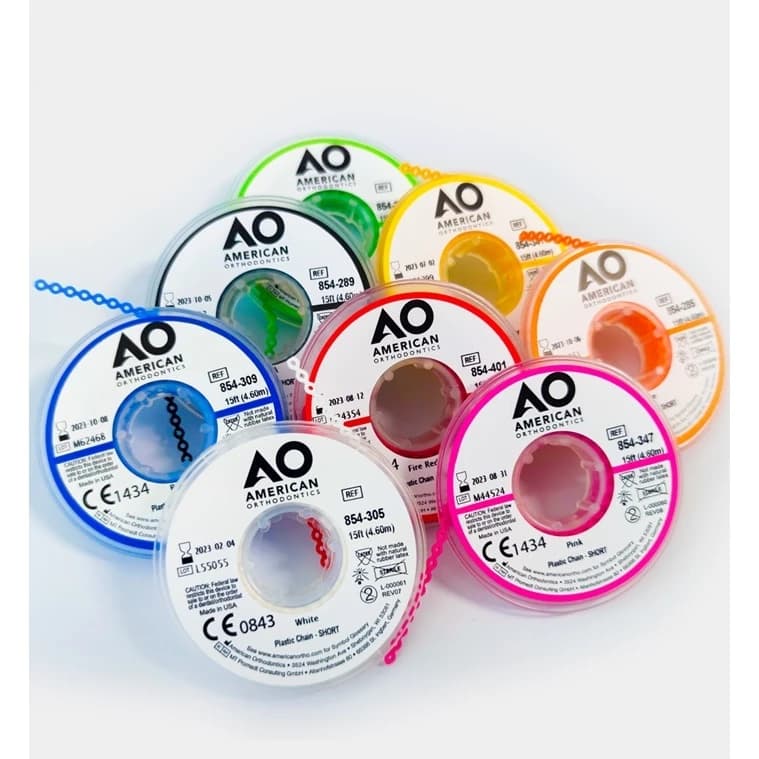Thun chuỗi COLORED CHAIN (Cuộn 4,6m)- American Orthodontics