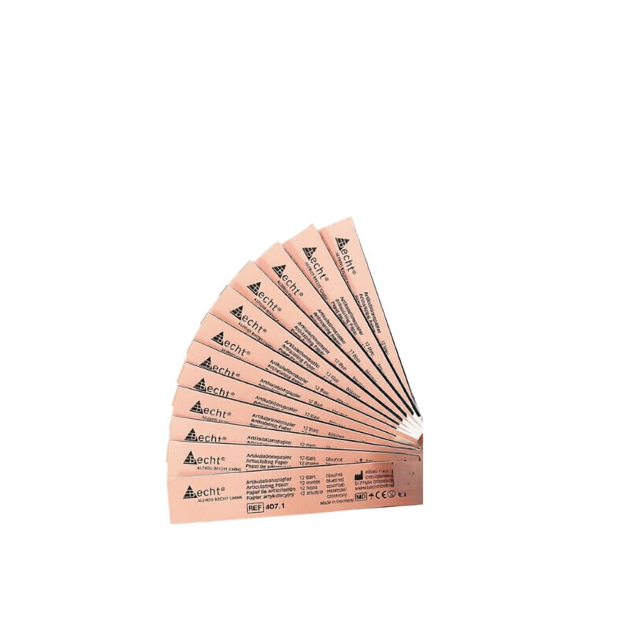 Giấy cắn hai mặt chỉnh cộm 2 màu xanh đỏ dày 80µm | Becht Đức