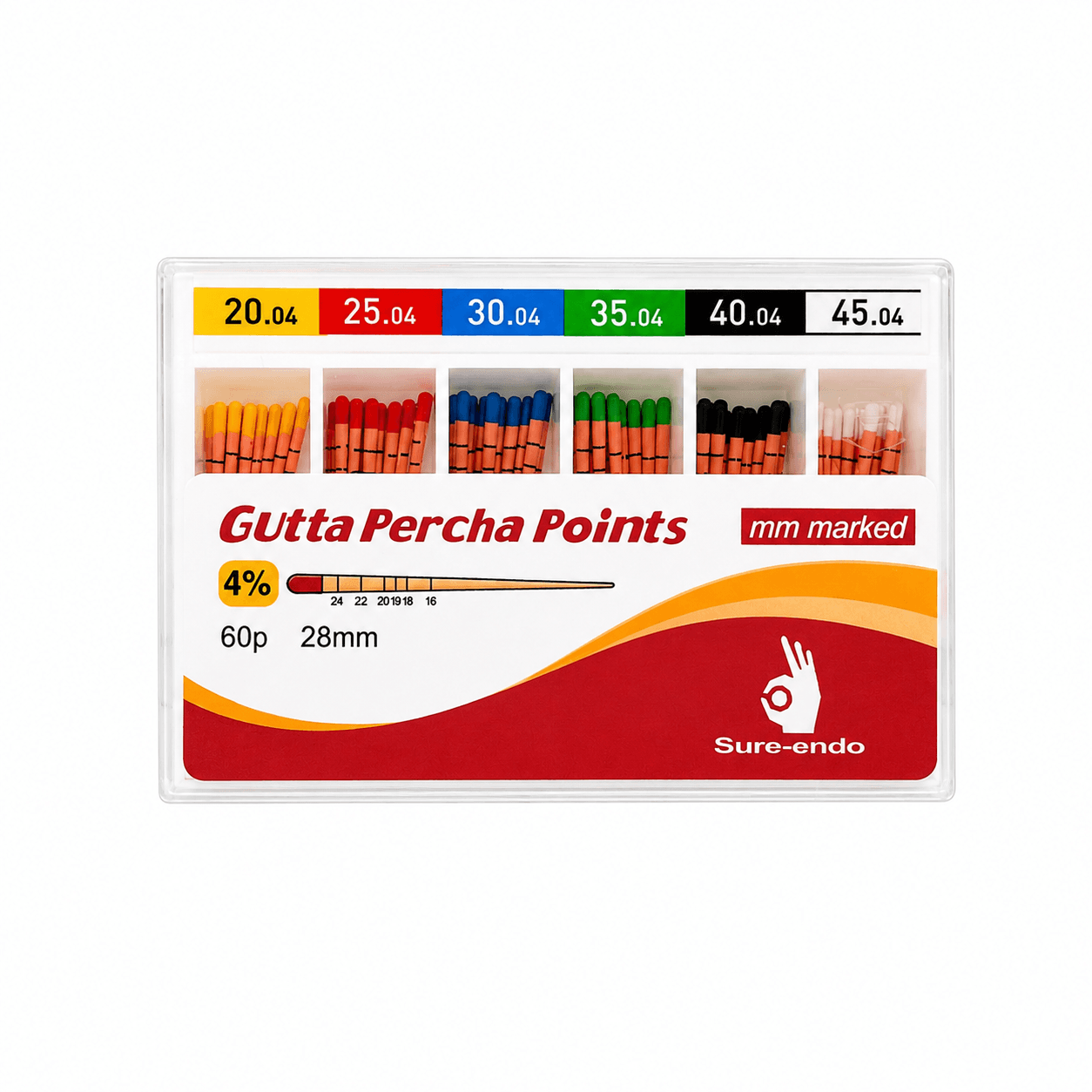 Cone Gutta Percha Sure Endo Hàn Quốc