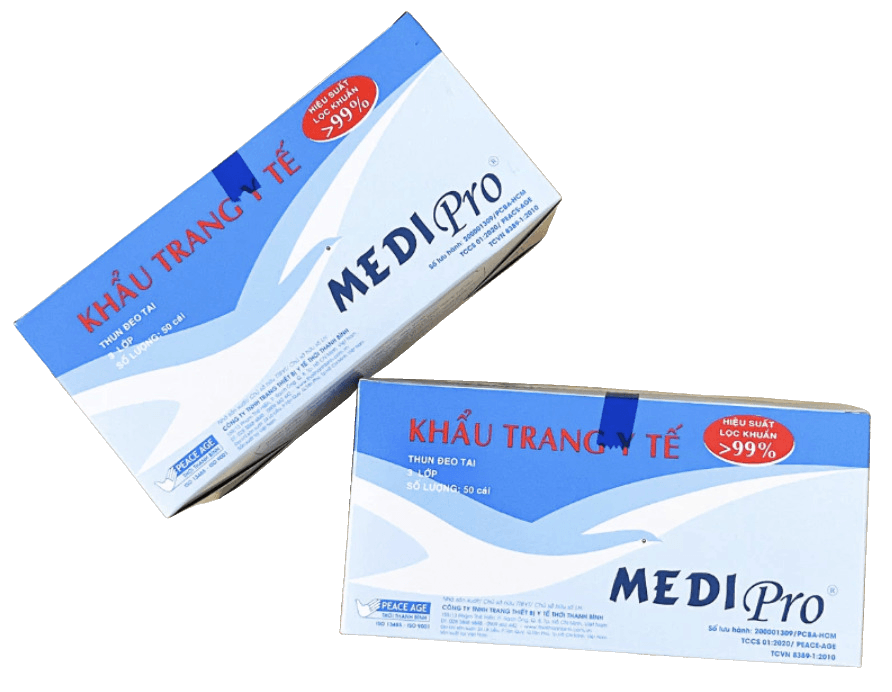 Khẩu trang y tế cao cấp MEDIPro| Thời Thanh Bình Việt Nam