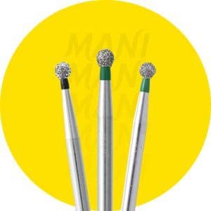 Mũi khoan kim cương Mani đầu tròn BR | Mani Nhật Bản
