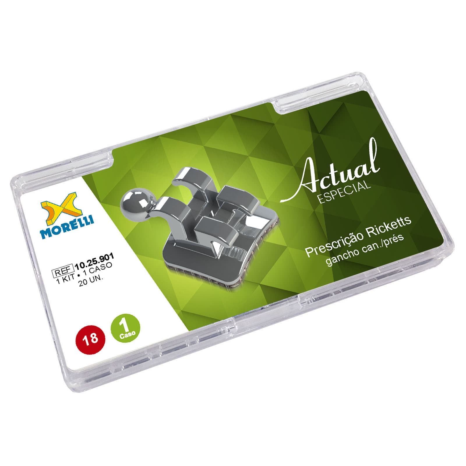 Mắc Cài Kim Loại Actual Special Ricketts Morelli | Morelli Brazil