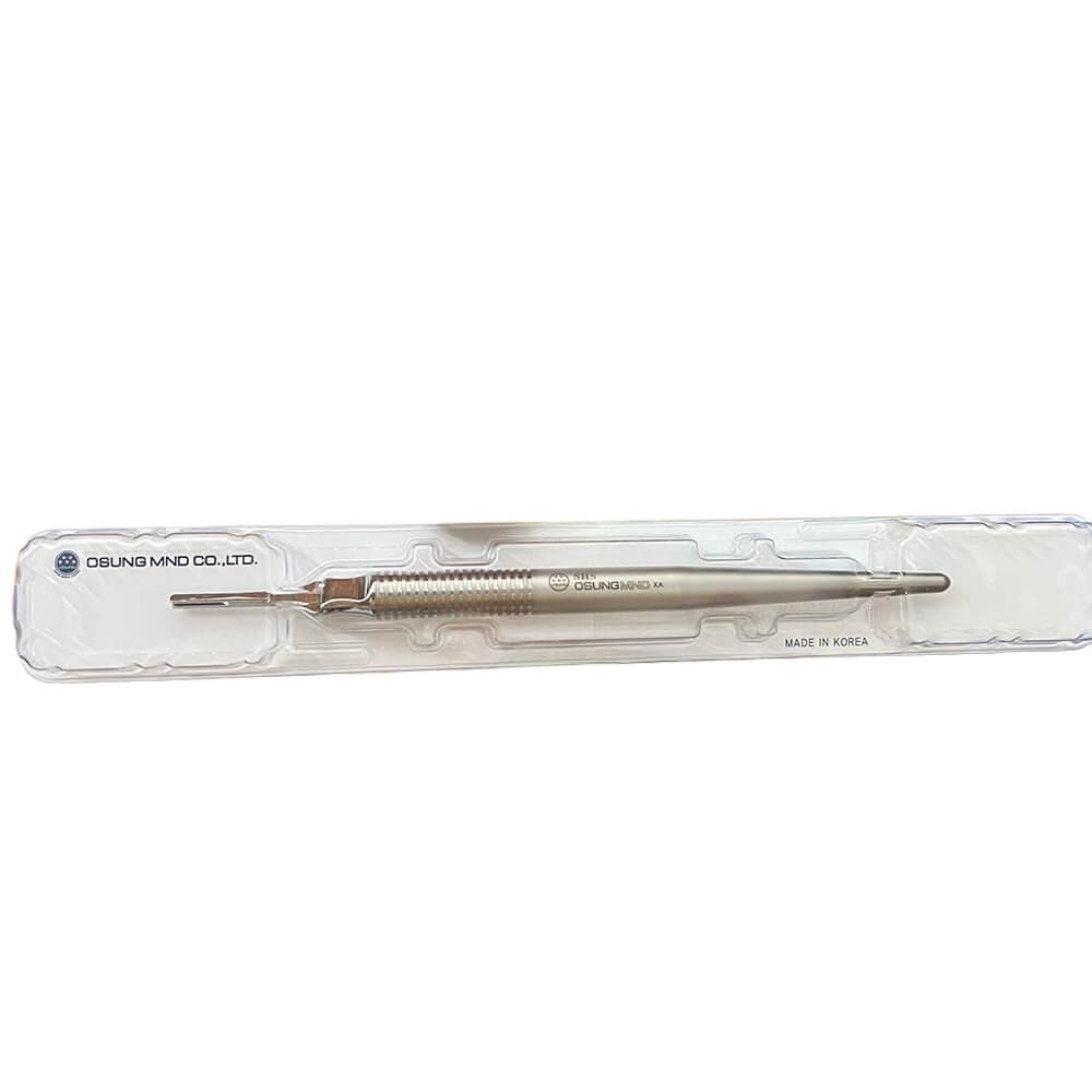 Cán dao mổ phẫu thuật tròn thẳng Osung Scalpel Handle SHS | Osung Hàn Quốc