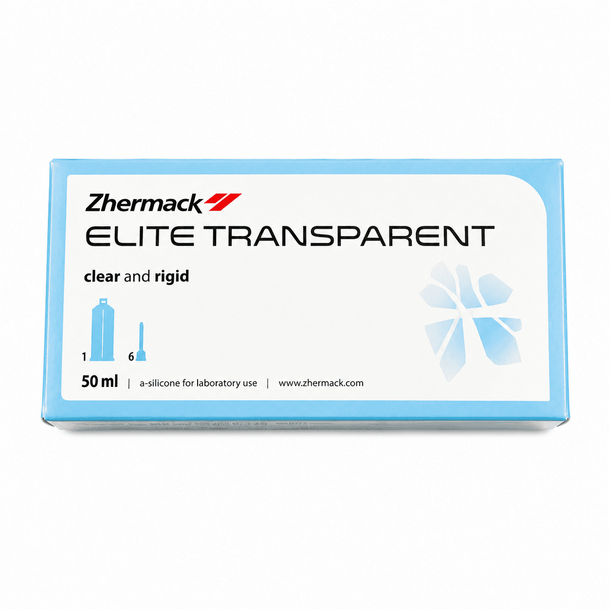 Cao su lỏng lấy dấu trong suốt Elite Transparent Zhermack