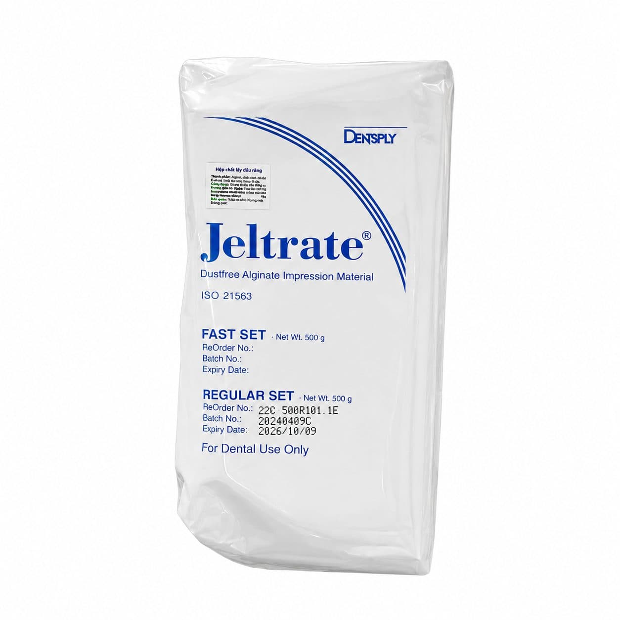 Chất lấy dấu Alginate Jeltrate Dentsply Sirona