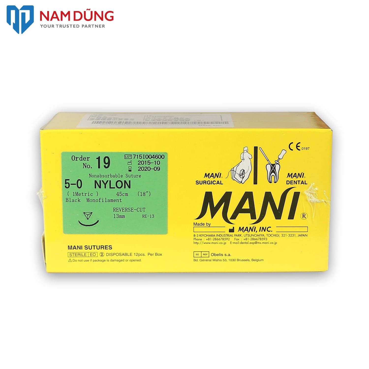 Chỉ khâu phẫu thuật Mani Nhật Bản