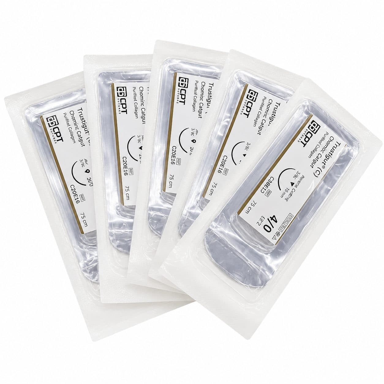 Chỉ khâu phẫu thuật tự tiêu CPT Trustigut Chromic Catgut