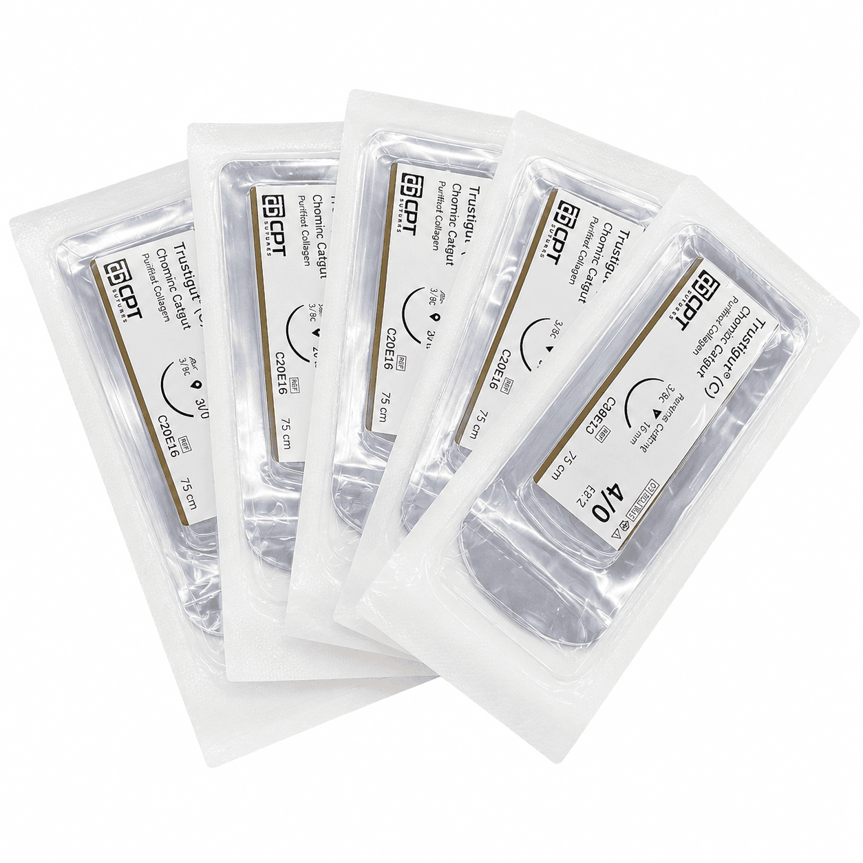 Chỉ khâu phẫu thuật tự tiêu CPT Trustigut Chromic Catgut