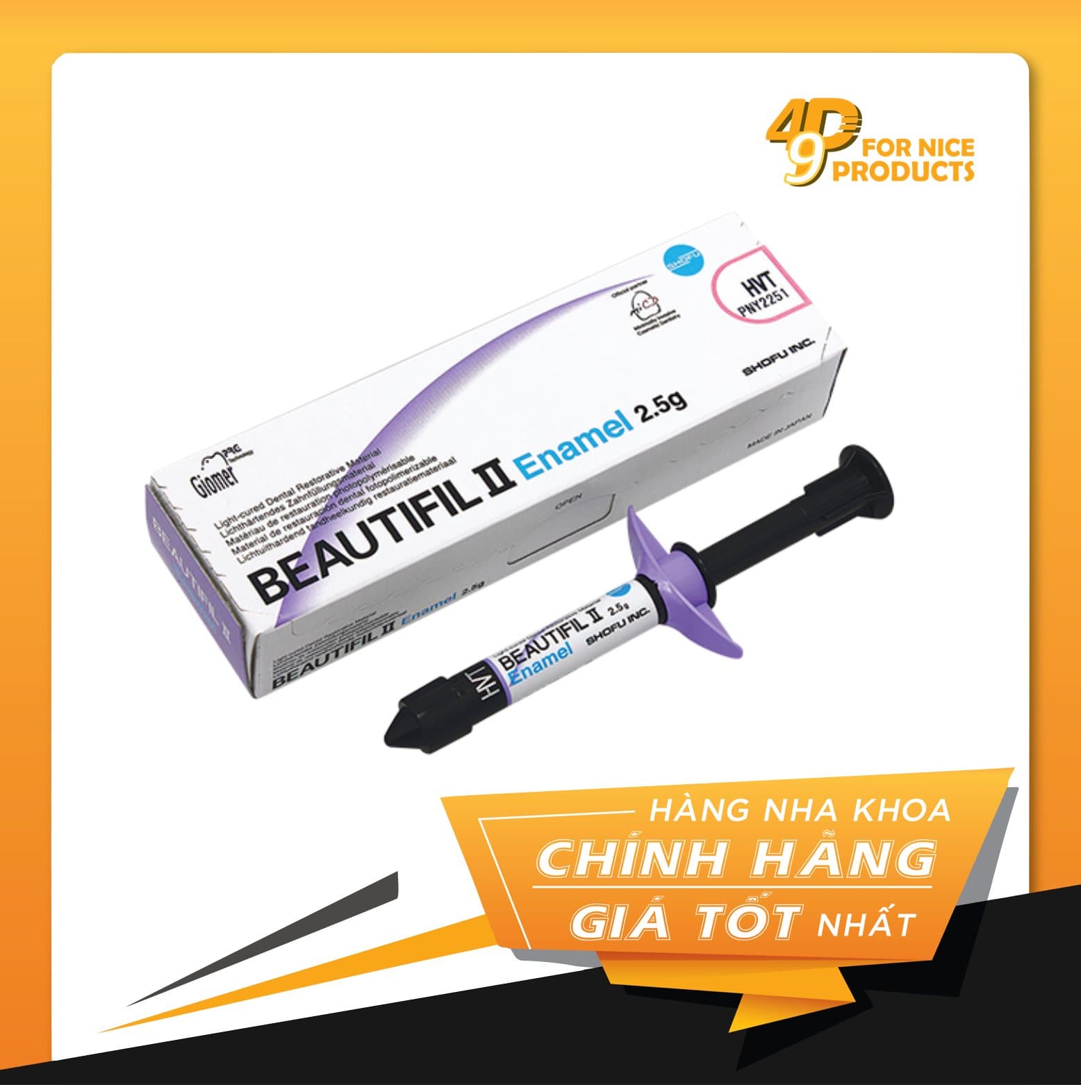 Composite đặc màu men Beautifil II Enamel- Shofu