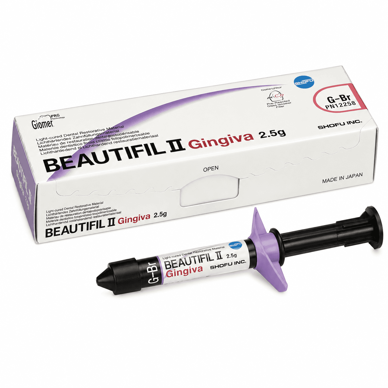 Composite đặc màu nướu Beautifil II Gingiva Shofu Nhật Bản