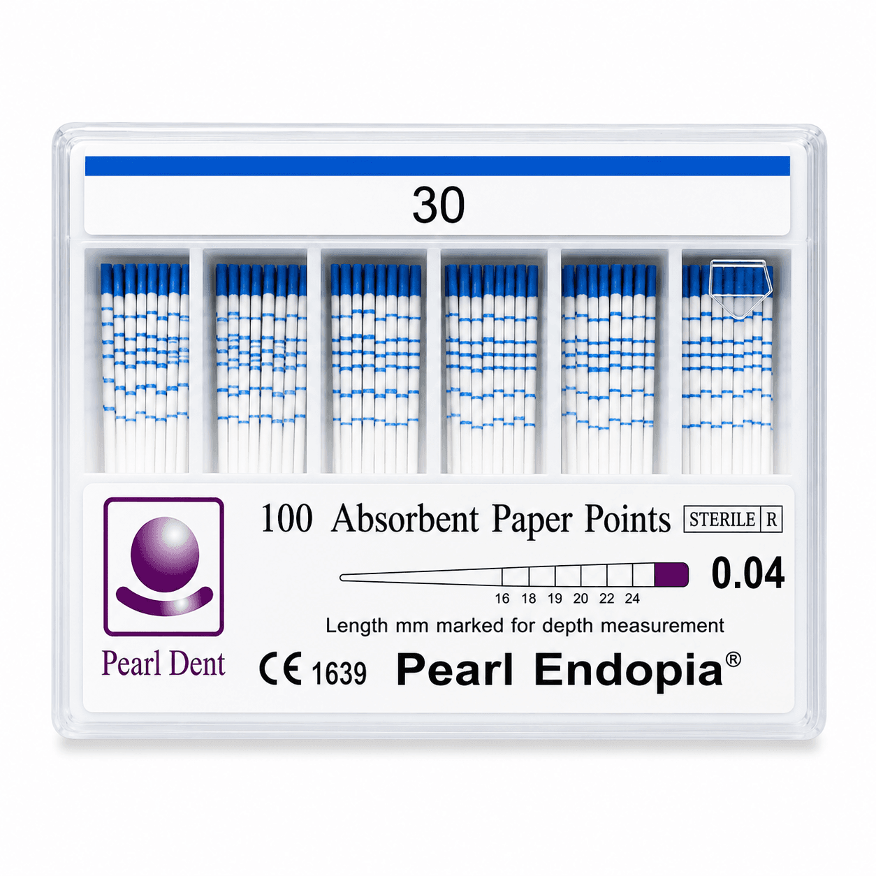Côn giấy nội nha độ thun 0.4 và 0.6 cho trâm máy Pearl Dent