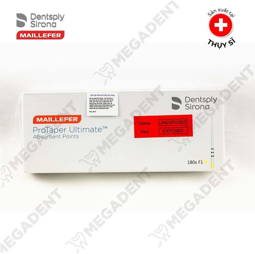 Côn giấy nội nha PAPER POINTS PROTAPER ULTIMATE Maillefer Dentsply Mỹ