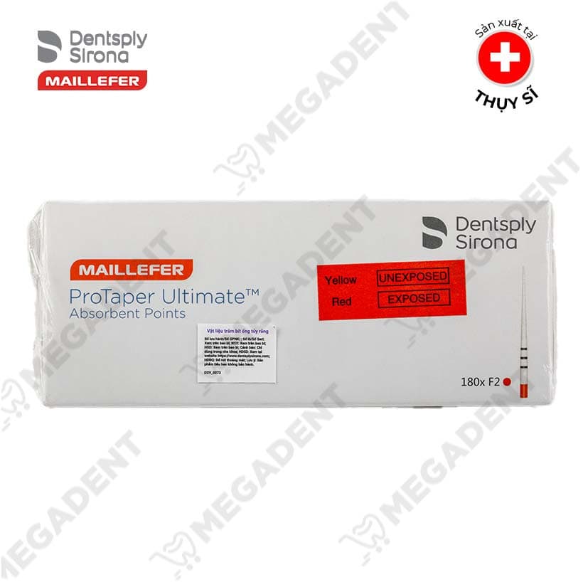 Côn giấy nội nha PAPER POINTS PROTAPER ULTIMATE Maillefer Dentsply Mỹ