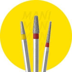 Mũi khoan kim cương Mani có hình trụ đầu tròn CR | Mani Nhật Bản