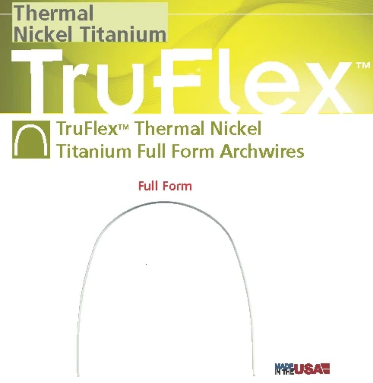 Dây nhiệt vuông TruFlex Thermal Nickel Titanium - Ortho Technology