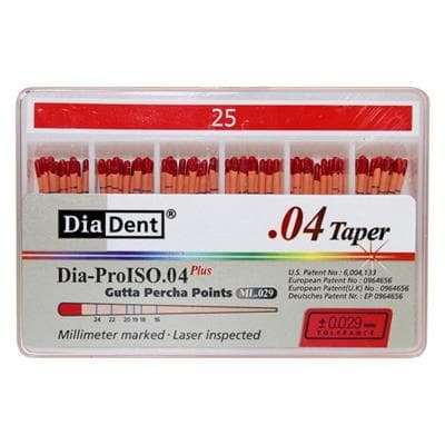 Côn Gutta Percha Nội Nha cho trâm máy Có Vạch Chia | Diadent Hàn Quốc