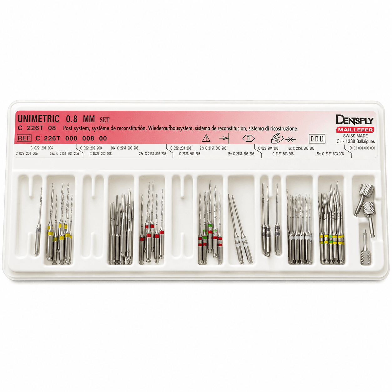 Dụng cụ vặn chốt ống tủy kim loại WRENCH UNIMETRIC - MOOSER Dentsply