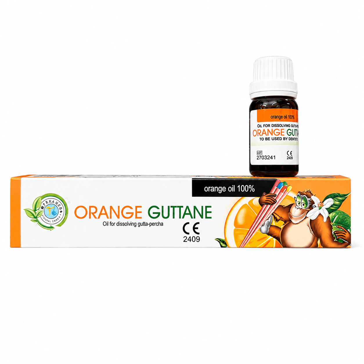 Dung dịch tan côn, mềm côn Gutta tinh dầu cam Orange Guttane Cerkamed