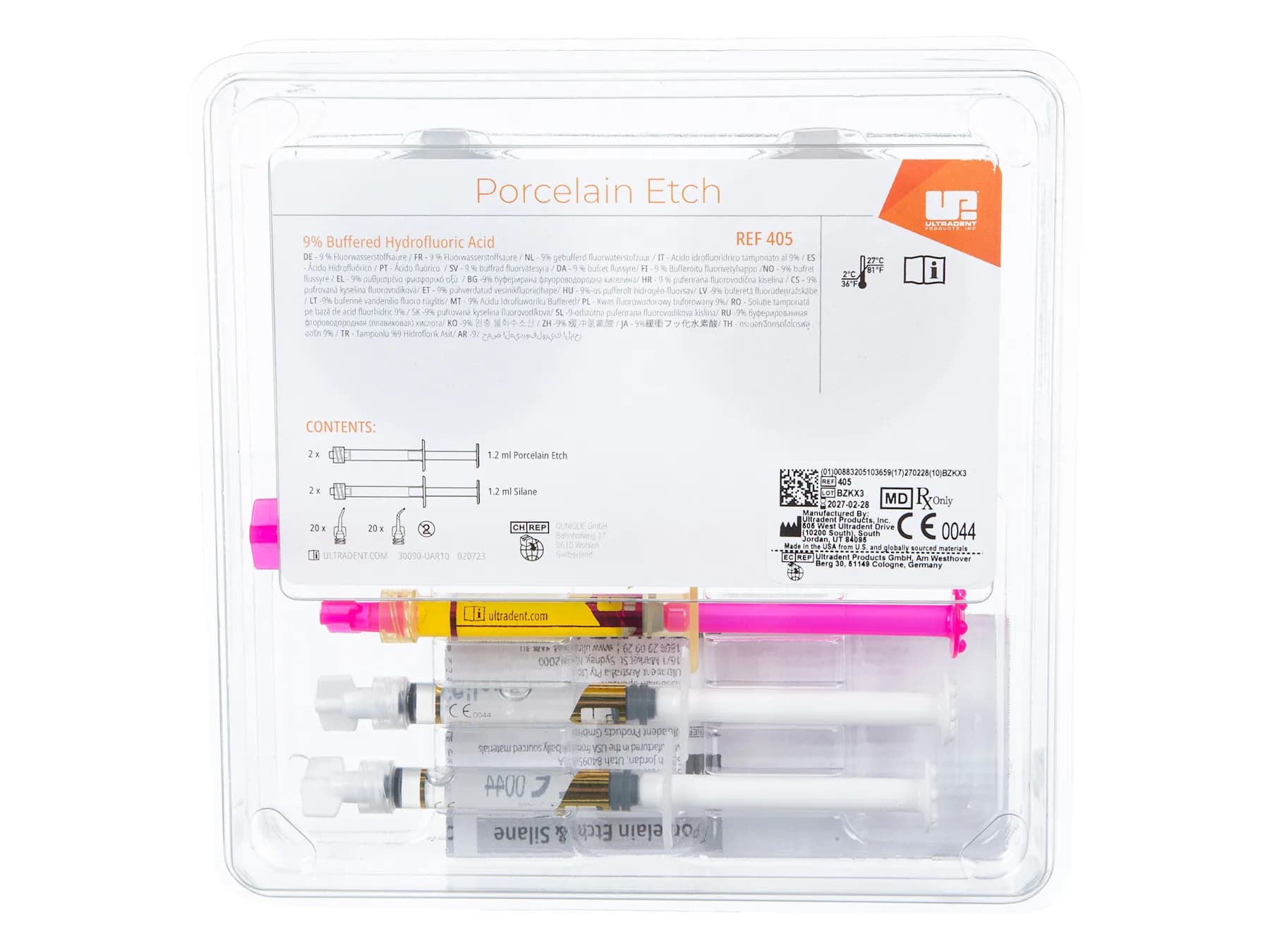 Gel xói mòn sứ Porcelain Etch | Ultradent Mỹ