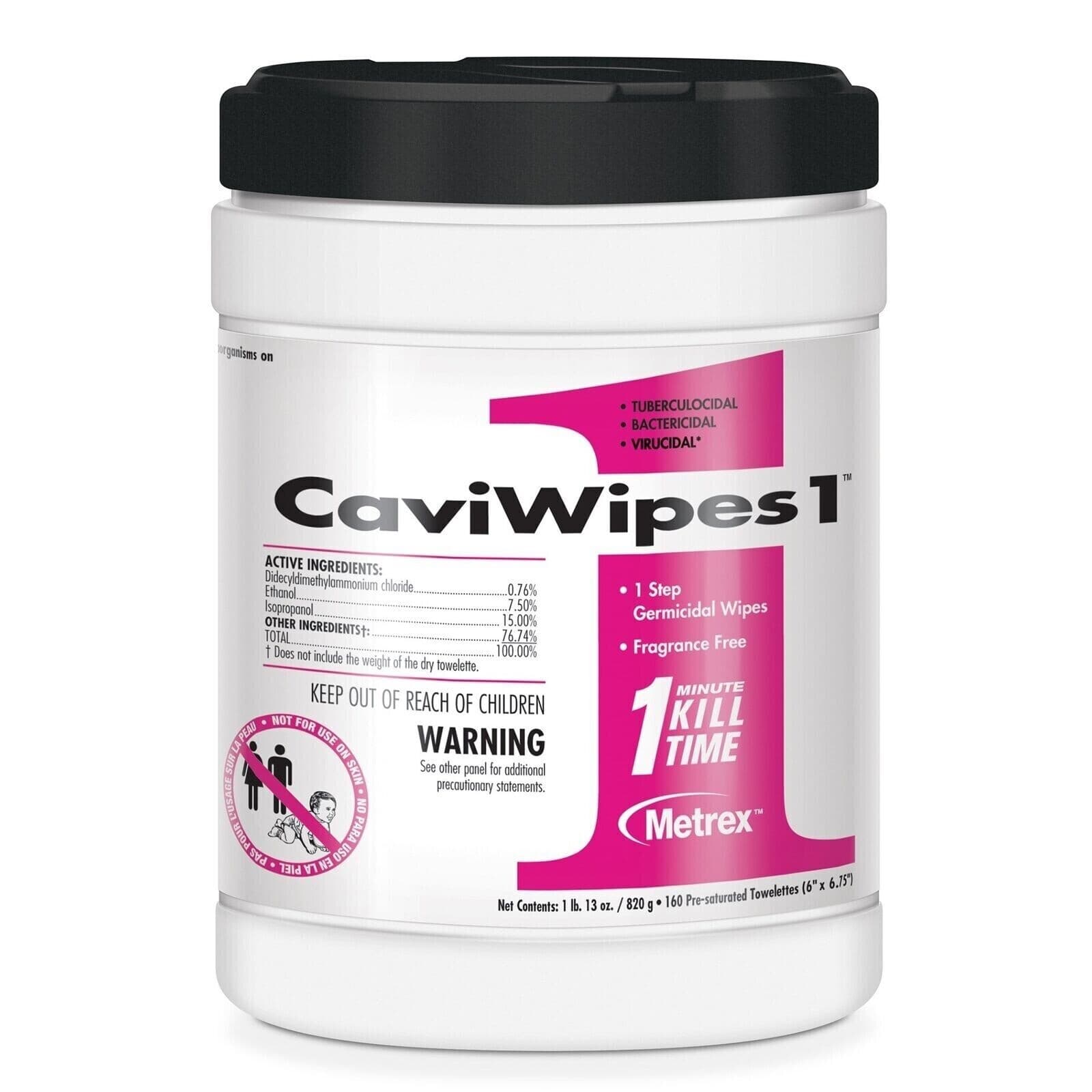Giấy lau sát khuẩn CaviWipes 1 | Metrex Mỹ