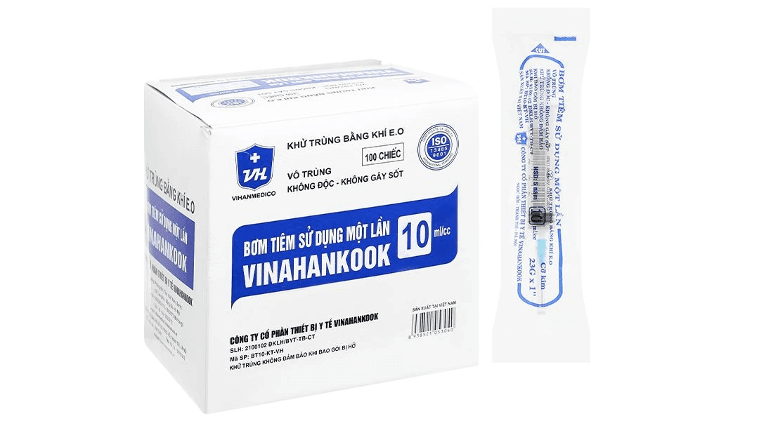 Bơm tiêm sử dụng một lần 10cc | Vinahankook Việt Nam