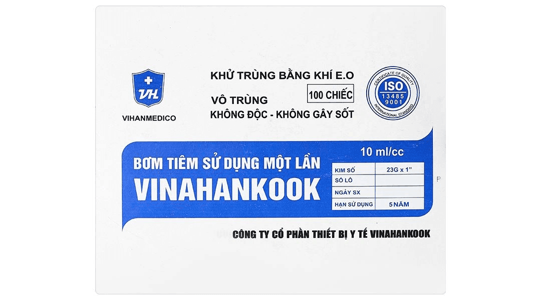 Bơm tiêm sử dụng một lần 10cc | Vinahankook Việt Nam