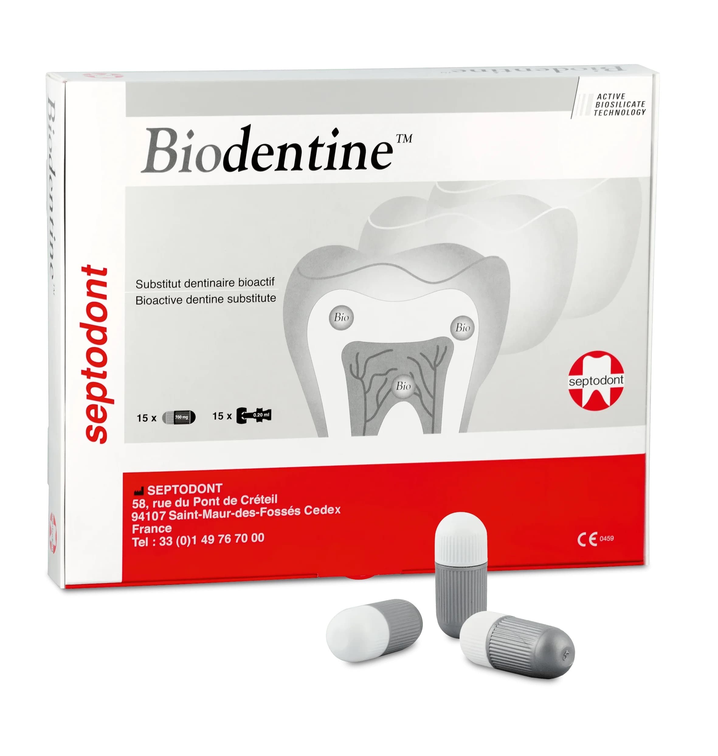 Vật liệu trám bít sinh học thay thế ngà răng BioDentine Septodont