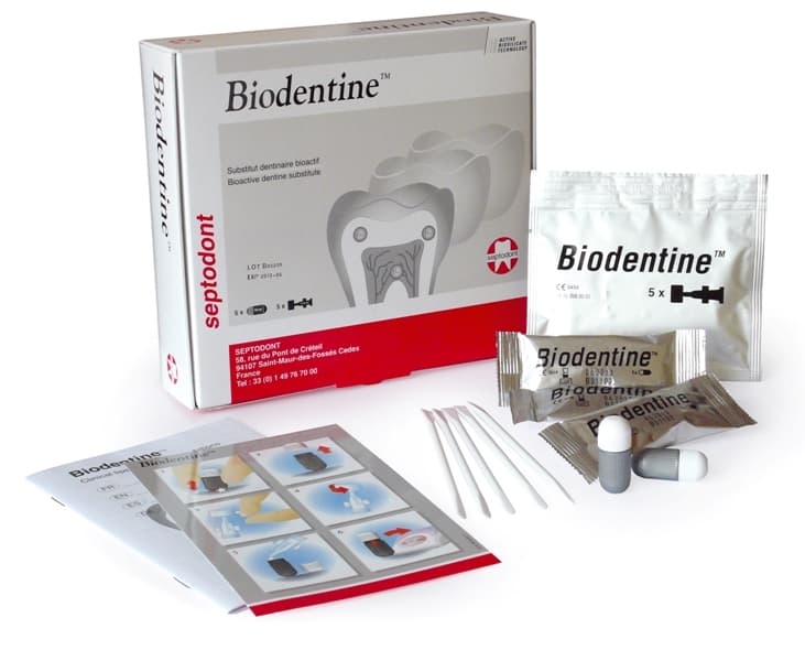 Vật liệu trám bít sinh học thay thế ngà răng BioDentine Septodont