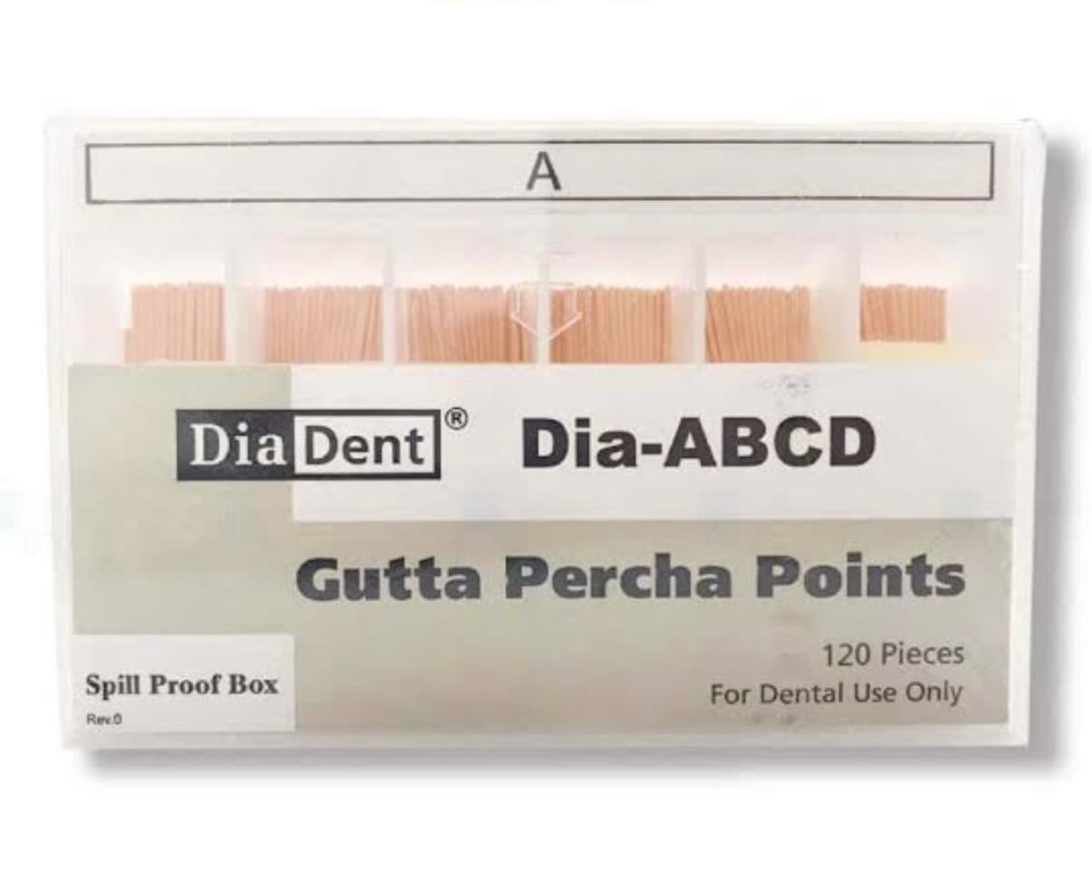 Côn Phụ Gutta Percha Nội Nha ABCD cho trâm máy | Diadent Hàn Quốc