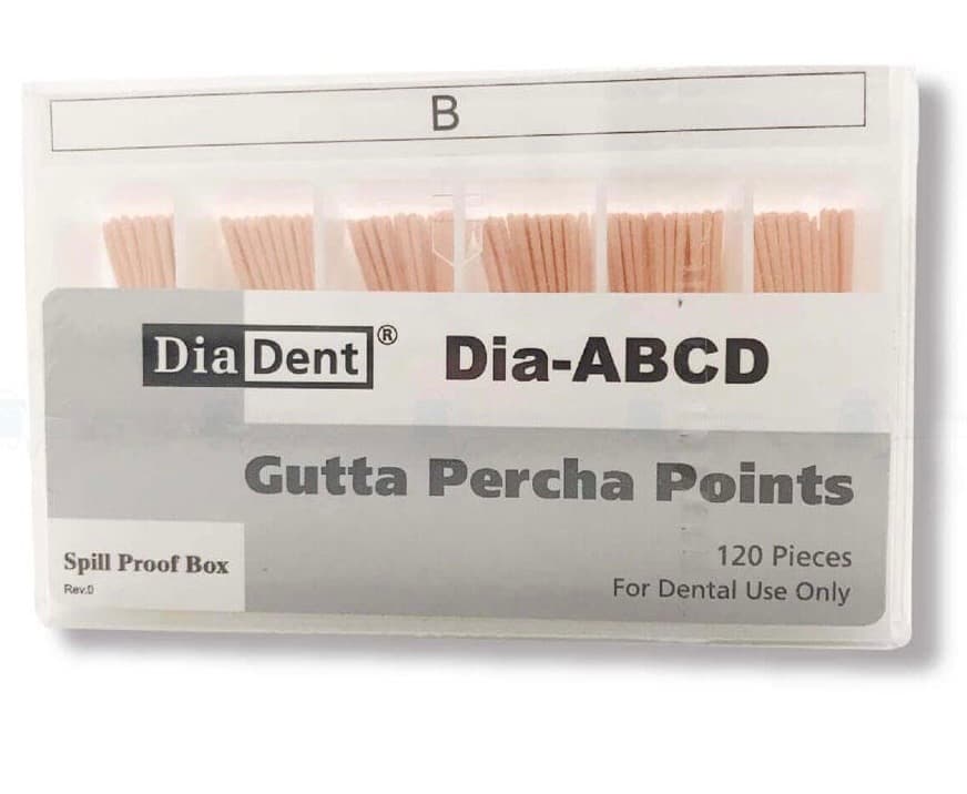 Côn Phụ Gutta Percha Nội Nha ABCD cho trâm máy | Diadent Hàn Quốc