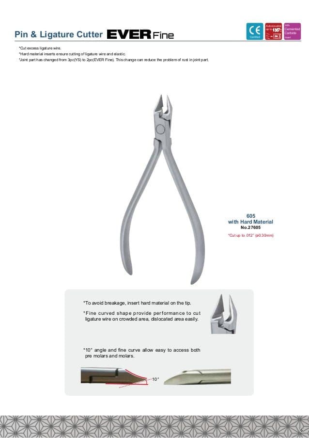 Kềm cắt dây mảnh Pin & Ligature Cutter - YDM