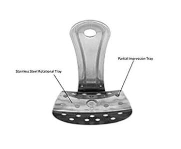 Khay lấy dấu kim loại Impression Tray - Osung