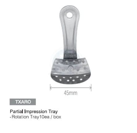Khay lấy dấu kim loại Impression Tray - Osung