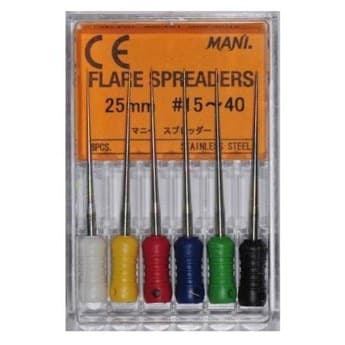 Lèn không chuẩn Flare Spreaders Hộp 6 cây Mani Nhật Bản