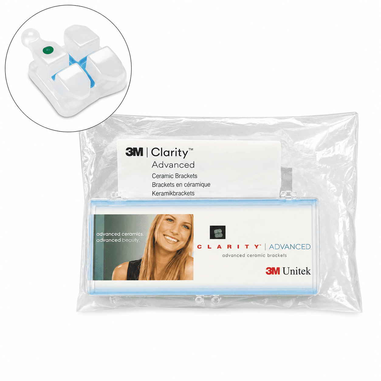 Mắc cài sứ chỉnh nha 3M Clarity Advanced Ceramic Brackets 006-110