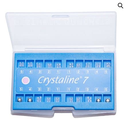 Mắc cài sứ thường Crystaline 7 - Tomy