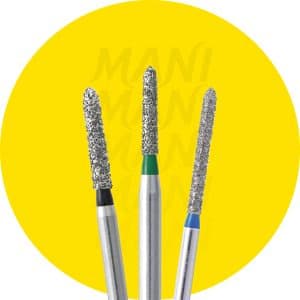Mũi khoan trụ đầu oval Mani Nhật Bản