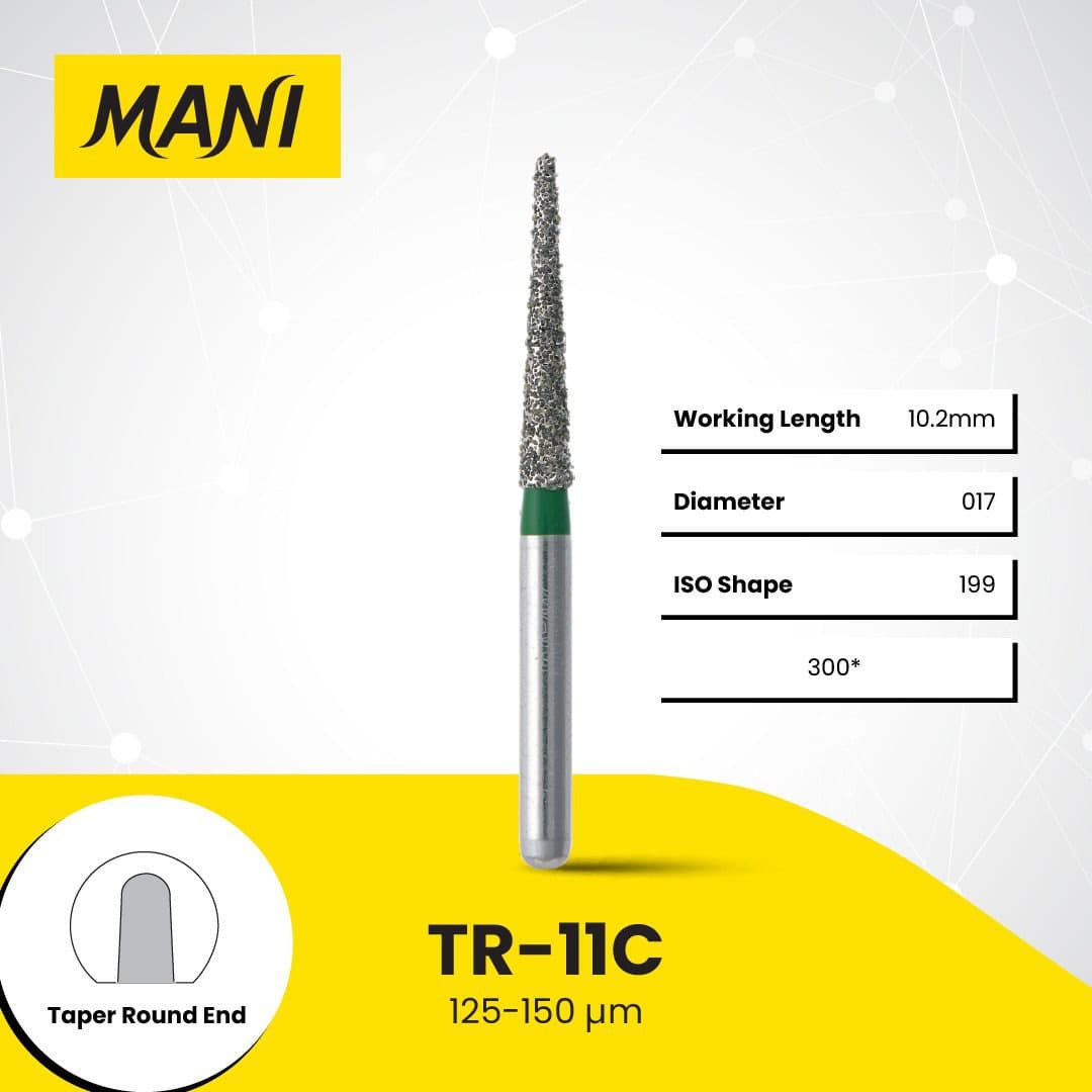Mũi khoan trụ thuôn đầu tròn Mani Nhật Bản