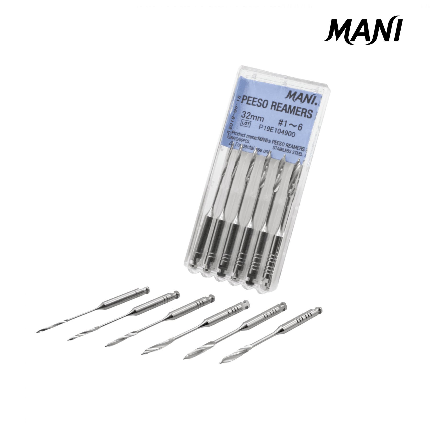 Mũi Peeso Reamer Hộp 6 cây Mani Nhật Bản